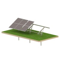 Kit Solar T1V Light estructura fotovoltaica de suelo para 6 paneles
