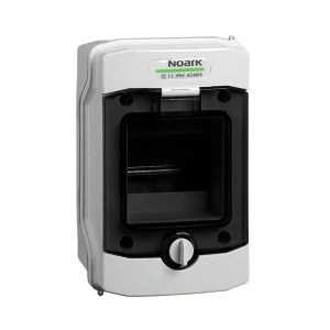 Caja de instalación de superficie de plástico IP65, 1 fila, 4 módulos
