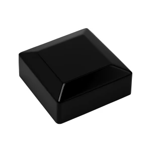 Tapa cubierta capuchón tapón para poste de valla 60x60 negro