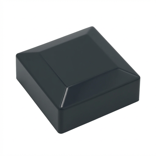 Tapa remate capuchón para poste de valla 80x80 grafito 000-131 (1)