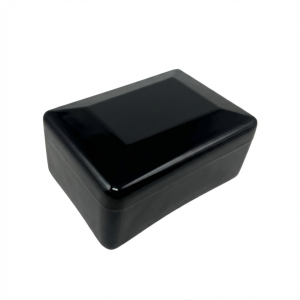 Tapa protectora capuchón para poste de valla 60x40 negro