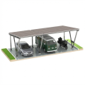 Cobertizo fotovoltaico VICA para 3 vehículos 2+1 módulos Carport GPV-105-09 (1)