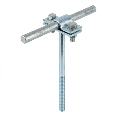 Soporte para alambre atornillable h=12cm galvanizado 000-150 (1)