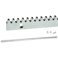 Cremallera de acero para puertas correderas autoportantes L1000X8