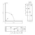 Escuadra de viga KB-4 180x120x40x5 000-122 (2)