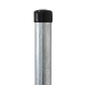 Poste de valla Fi 42,4x1,2, longitud 2,0 m, galvanizado