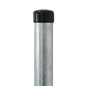 Poste de valla Fi 48,3x1,5, longitud 2,4 m, galvanizado