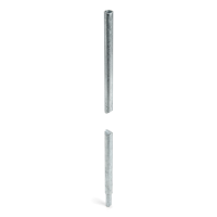Electrodo de tierra plegable con cono Morse Fi16×1500 mm – acero galvanizado en caliente