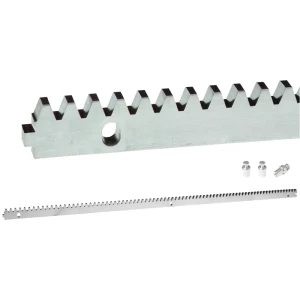 Cremallera de acero L1000x8 con cerradura