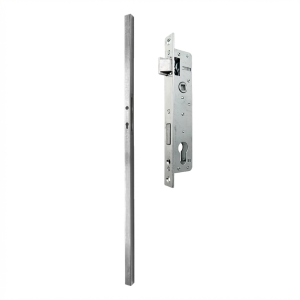 Poste 40x40x1,5x1500 mm con cassette y cerradura 90/20