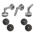 Sistema de marquesinas de vidrio M12, 3 elementos, para tirante fi 12mm, vidrio 8-17,52mm (aisi304, universal, satén) (10) 000-285 (1)