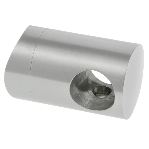 Soporte pasante para barra/tubo fi 12 mm. sistema para tubo 42,4 mm, AISI 304 satinado 000-290 (1)
