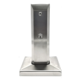Soporte vertical para vidrio spigot 50x50/100x100 mm vidrio 12-17,52 mm AISI 304 satinado 000-291 (2)