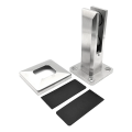 Soporte vertical para vidrio spigot 50x50/100x100 mm vidrio 12-17,52 mm AISI 304 satinado 000-291 (4)