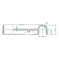 Codo pared-suelo 20-22 mm 100 uds. 000-093 (2)