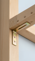 Escuadra con regulación KR 1 75x65x20x3,0 zinc galvánico dorado 000-345 (2)