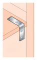 Escuadra para muebles KW 30 30x30x14x1,5 galvanizado en caliente 000-350 (3)