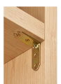 Escuadra de montaje KW 3 50x50x17x2,0 galvanizado dorado 000-348 (2)