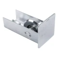 Paquete de carros para puerta corredera: 2× carro (9 rodillos, plástico) + accesorios 000-252 (4)
