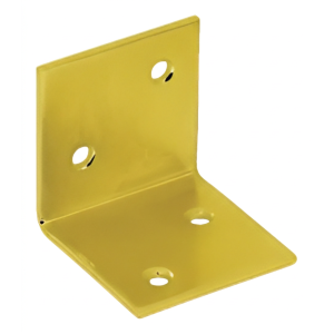 Escuadra ancha KS 2 40x40x40x1.5 galvanizado dorado
