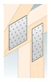 Placa perforada conector plano PP 2 40x100x2,0 000-359 (6)