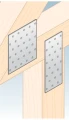 Placa perforada conector carpintero PP 9 80x200x2,0 000-366 (5)