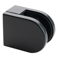 Soporte para vidrio 6-10,76 mm 50x40x26 mm pin zamak sistema plano antracita