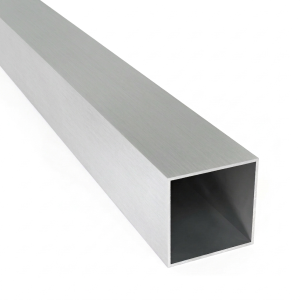 Perfil de aluminio cuadrado 40x40x2 mm longitud 6 m PA38 EN AW-6060 T66