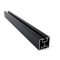 Perfil de aluminio 221cm 40x40 para tornillos de martillo Anodizado
