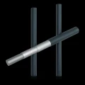 Paneles de valla 3D 1230x2500 mm alambre 4 mm 51 alambres grafito RAL 7016 (50 uds.) 000-486 (4)