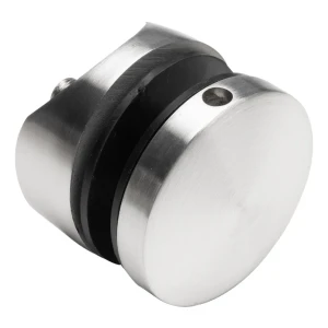 Fijación puntual para vidrio 8-17,52mm ø 50/8/M10x50 AISI304 satinado