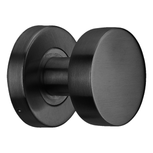 PSG Pomo de puerta móvil plano negro – acero inoxidable AISI 304