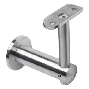 Soporte de pasamanos a pared Ø 50mm AISI304 sistema 42,4 satinado