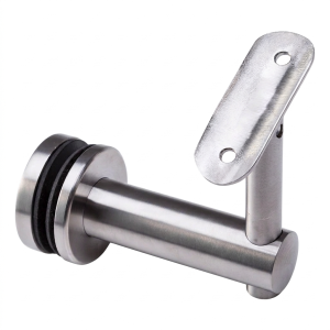 Soporte de pasamanos para vidrio 10,76-25,52mm fi 50mm AISI304 sistema 42,4 satinado