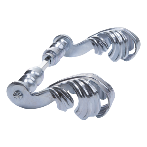 Postal – manilla forjada para puertas y portones H135×L90 mm conjunto galvanizado