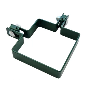 Abrazadera angular para paneles de vallado 100x100 mm verde
