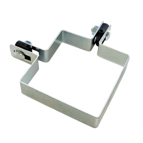 Abrazadera esquinera para paneles de vallado 100x100 mm galvanizada 000-773 (1)