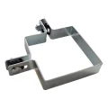 Abrazadera esquinera para paneles de vallado 100x100 mm galvanizada 000-773 (2)