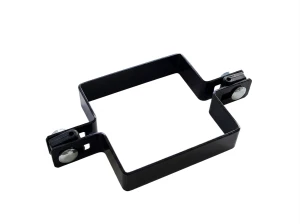 Abrazadera intermedia para paneles de vallado 100x100 mm negro