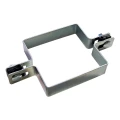 Abrazadera intermedia para paneles de vallado 100x100 mm galvanizada 000-777 (1)
