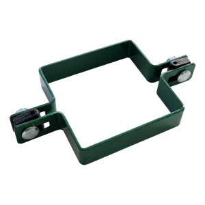 Abrazadera intermedia para paneles de vallado 100x100 mm verde