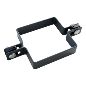 Abrazadera intermedia para paneles de vallado 100x100 mm grafito
