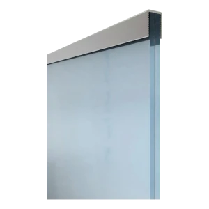 Kozza perfil de agarre rectangular de aluminio 30,1 × 25 mm para vidrio 16–21,52 mm – 5 m, anodizado mate