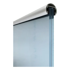 Kozza – pasamanos de aluminio redondo Ø40 mm para vidrio 16–21,52 mm, longitud 5 m, anodizado mate