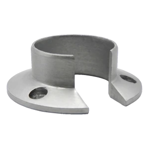 Kozza – fijación axial para asidero de aluminio redondo ø 40 mm, anodizado mate