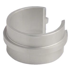 Kozza conector de barandilla para pasamanos de aluminio redondo ø 40 mm 180°