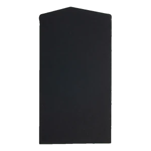 Tapa lateral Kozza para perfil de barandilla totalmente acristalada KE 100 – gris oscuro