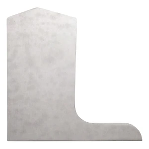 Kozza tapón lateral izquierdo para perfil de barandilla de vidrio L KE 105 – aluminio anodizado mate