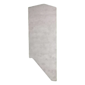 Tapa lateral izquierda Kozza para perfil de barandilla de cristal KE 120 – aluminio anodizado