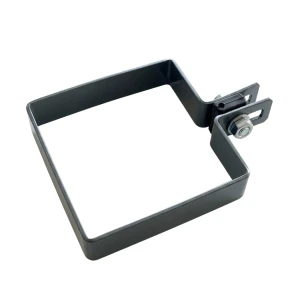 Abrazadera terminal para paneles de vallado 100x100 mm grafito